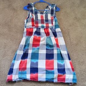 Plaid Maternity Dress, Size Small